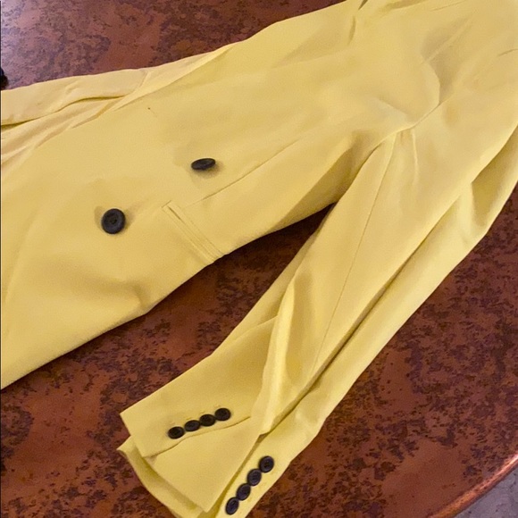ASOS bright yellow double breasted Mansy jacket - Picture 9 of 12